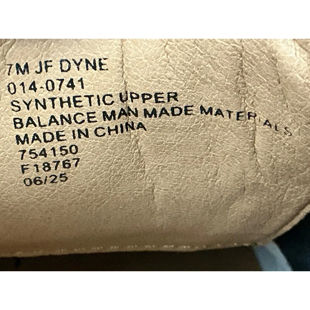 J. Ferrar Dyne Oxford Shoes Mens 7 Black New Cap Toe Memory Foam Lug Sole